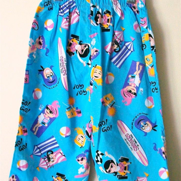 GIRLS PANTS PAUL FRANK NWT Size 3T SMALL PAUL Blue Super Cool - Picture 2 of 2